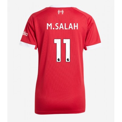 Ženski Nogometni dresi Liverpool Mohamed Salah #11 Domači 2025-26 Kratek Rokav Ženski Nogometni dresi Liverpool Mohamed Salah #11 Domači 2025-26 Kratek Rokav